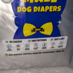 Washable Male Dog Abdominal Wrap Diapers - 1 Piece, XXS-XXL Sizes - Eco-Friendly & Durable, Suitable for Small Male Dogs