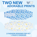 Washable Male Dog Abdominal Wrap Diapers - 1 Piece, XXS-XXL Sizes - Eco-Friendly & Durable, Suitable for Small Male Dogs